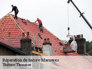 Une intervention rapide pour la réparation de votre toiture à Marnaves et ses environs