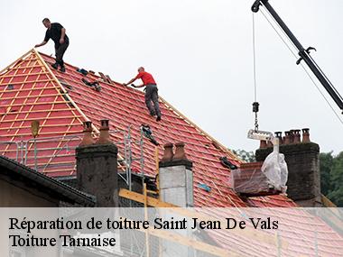 Des techniciens hautement qualifiés pour assurer la réparation de votre couverture à Saint Jean De Vals et ses environs