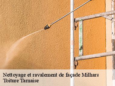 Le tarif des travaux de ravalement et peinture de murs extérieurs à Milhars