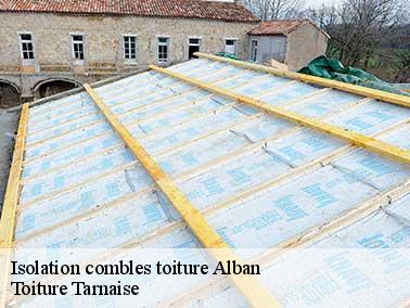 Toiture Tarnaise spécialiste en isolation de combles à Alban avec la laine de roche