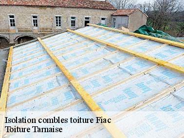 Isolation combles toiture à Fiac 81500 avec du polystyrène